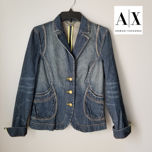 A/X Armani Exchange Jackets & Blazers - AX Armani Exchange Denim Jacket